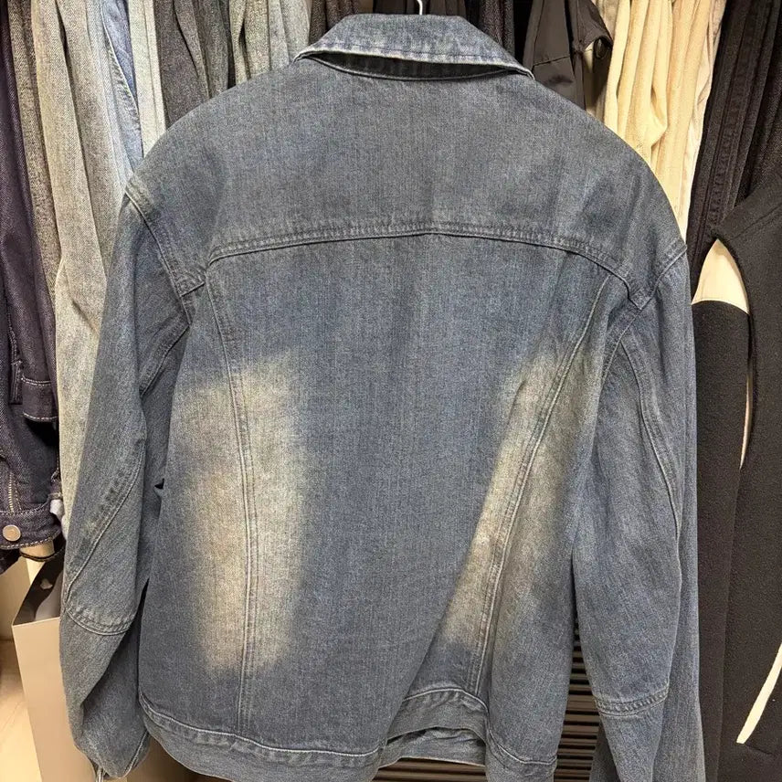 [BUNJANG] Musinsa Drawfit Washed Denim Jacket L / 무신사 드로우핏 워시드 데님 자켓 L