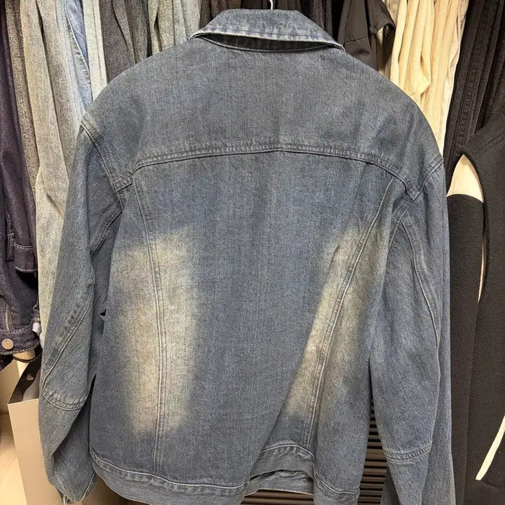 [BUNJANG] Musinsa Drawfit Washed Denim Jacket L / 무신사 드로우핏 워시드 데님 자켓 L