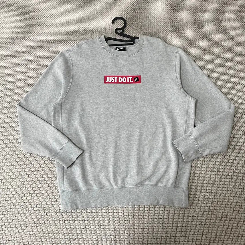 [BUNJANG] Nike Just Do It Fleece Sweatshirt L (100) / L 나이키 기모 저스트두잇 맨투맨 N.7295