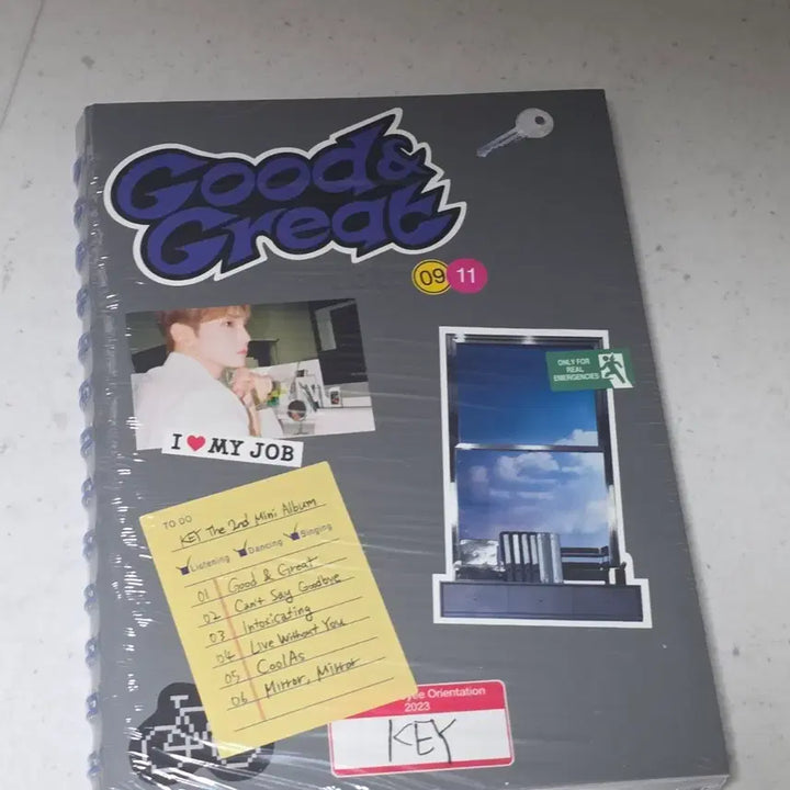 [BUNJANG] SHINee Key Kibum Goods Notebook Diary (Unsealed) / 샤이니 키 기범 굿그 수첩 다이어리 버전 미개봉