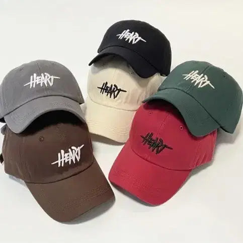 [BUNJANG] HEART Baseball Cap / 캡모자 야구 모자 운동 볼캡 러닝 등산 골프 남녀공용 새상품