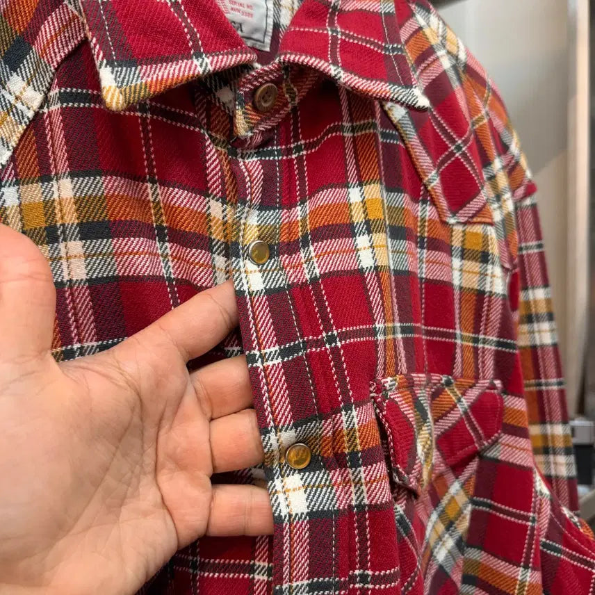 [BUNJANG] AVIREX Western Check Shirt / 아비렉스 웨스턴 체크 셔츠 2XL 3XL