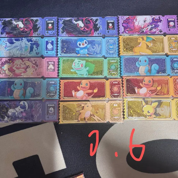 [BUNJANG] Pokemon Acrylic Liquid Ticket Magnet / 포켓몬 아크릴 액체식 티켓형 자석ㅡㅡ마지막 세일