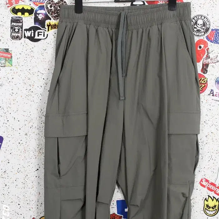 [BUNJANG] Unisex Cargo Pants (Size S/M) - Banding Fit / 남성S/ F2F 밴딩 카고 팬츠 공용가능 KH 36-110