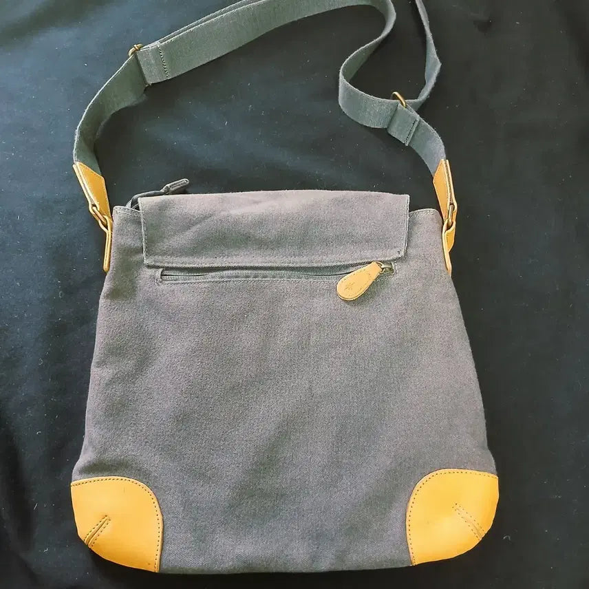[BUNJANG] National Geographic Canvas Messenger Bag / 내셔널지오그래픽 캔버스 크로스백