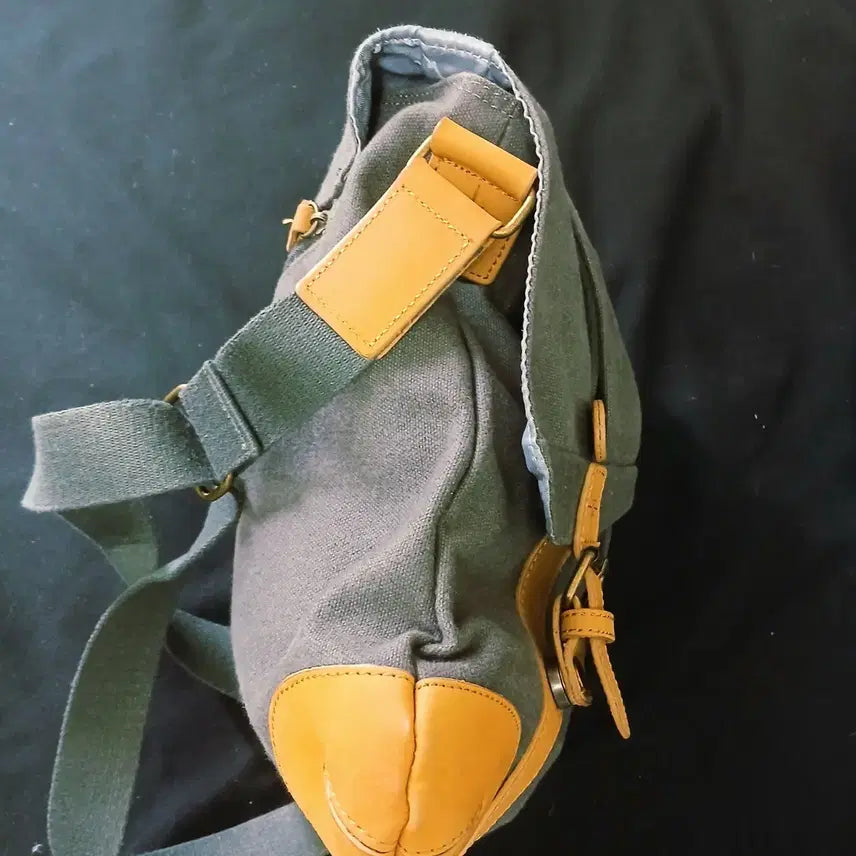 [BUNJANG] National Geographic Canvas Messenger Bag / 내셔널지오그래픽 캔버스 크로스백