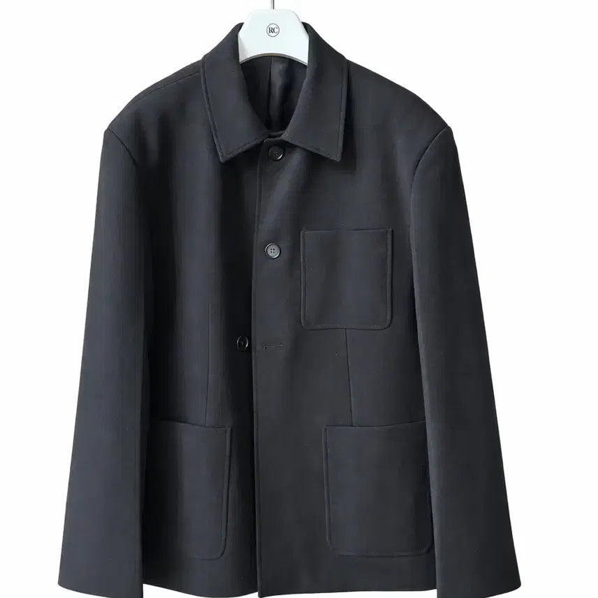 [BUNJANG] RECTO Virgin Wool 100% Black Jacket XL / 렉토 RECTO 버진울 100% 블랙 자켓 XL / 상태최상