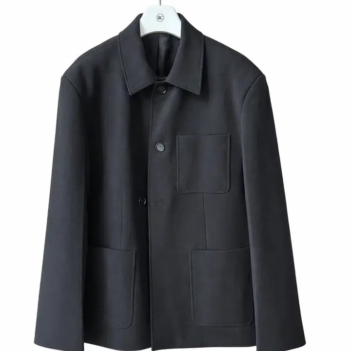 [BUNJANG] RECTO Virgin Wool 100% Black Jacket XL / 렉토 RECTO 버진울 100% 블랙 자켓 XL / 상태최상