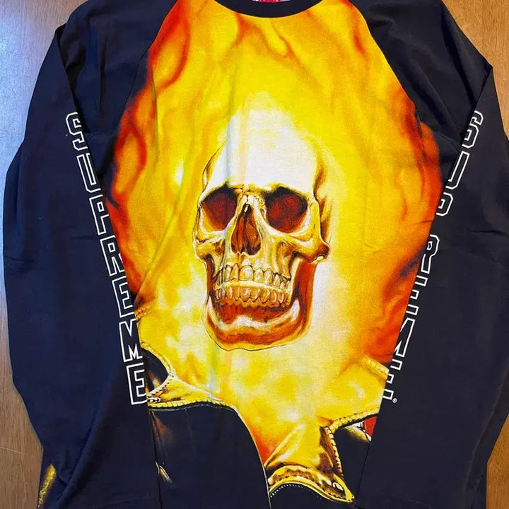 [BUNJANG] Supreme Ghost Rider Long Sleeve T-Shirt / 슈프림 고스트라이더 롱슬리브