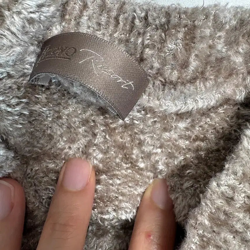[BUNJANG] Ermanno Scervino Resort Chenille Sweater Beige IT 42 / 에르노 리조트 셔닐 스웨터, 베이지계열, IT 42