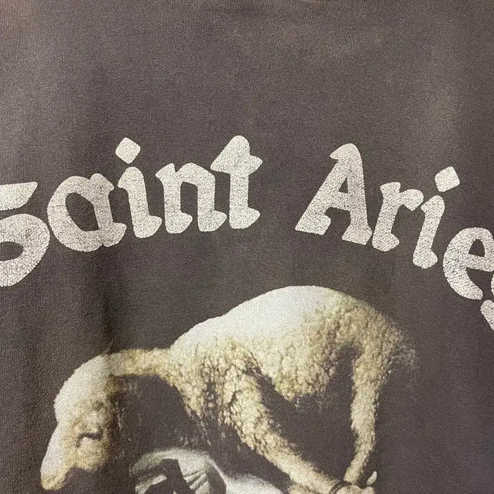 [BUNJANG] Saint Michael Aries Hoodie XL / 세인트 마이클 x 에리즈 후드 엑라 세인트미카엘 에리즈 XL