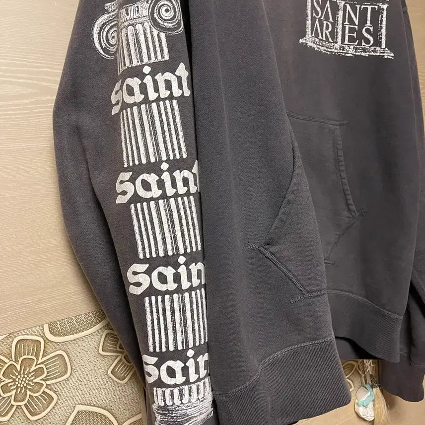 [BUNJANG] Saint Michael Aries Hoodie XL / 세인트 마이클 x 에리즈 후드 엑라 세인트미카엘 에리즈 XL