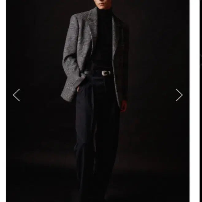[BUNJANG] Toni Wek Glen Check Wool Blazer / 토니웩 글렌체크 울 블레이저