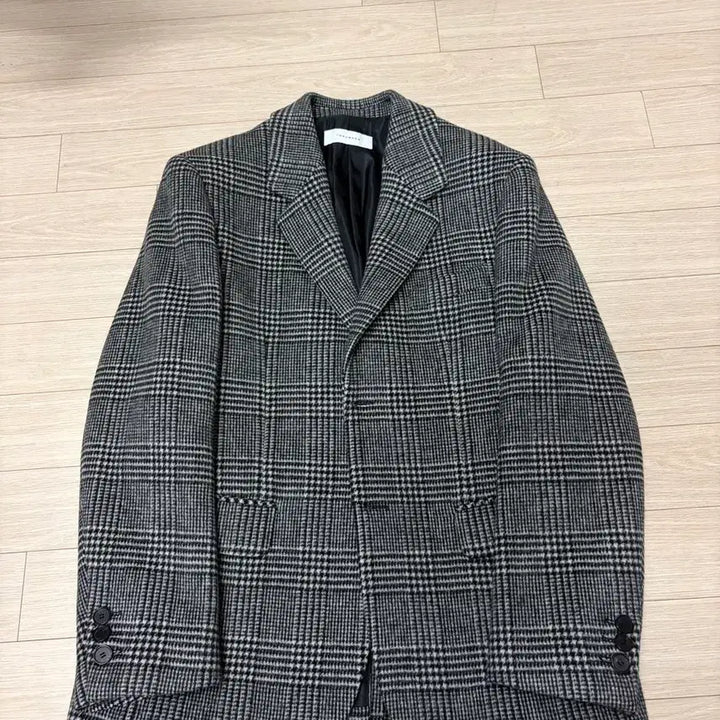 [BUNJANG] Toni Wek Glen Check Wool Blazer / 토니웩 글렌체크 울 블레이저