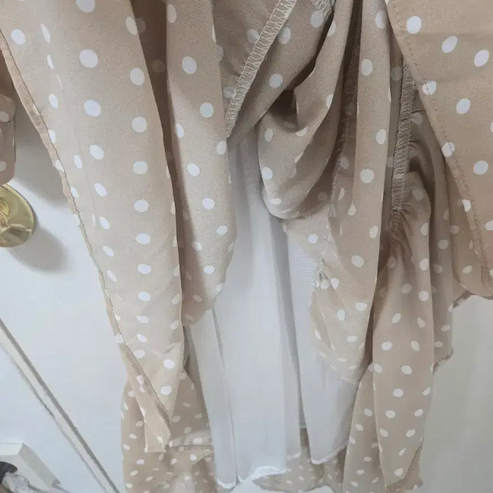 [BUNJANG] Long Polka Dot Dress / 땡땡이 롱 원피스