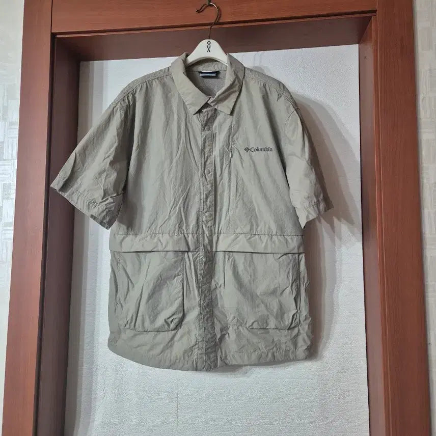 [BUNJANG] Columbia Short Sleeve Shirt Jacket / 가격인하~컬럼비아 반팔 셔츠 자켓형 포켓형 똑딱이 오픈형