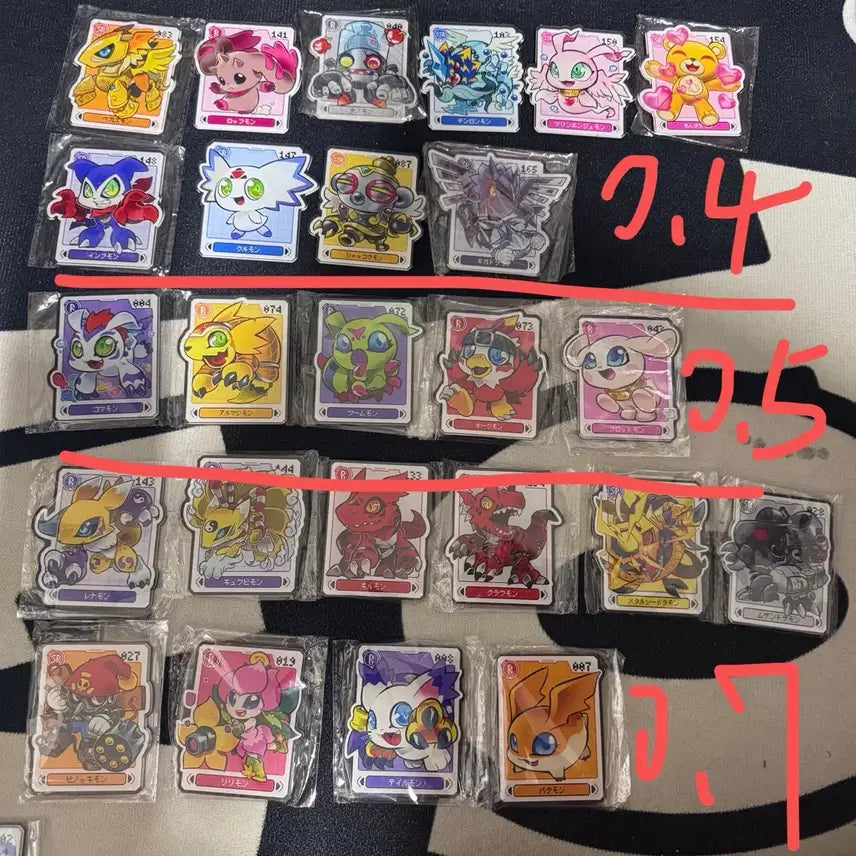 [BUNJANG] Digimon Adventure x Sinobali Limited Edition Magnets / 디지몬 어드벤처 x Sinobali 한정판 자석ㅡㅡ마지막 세일