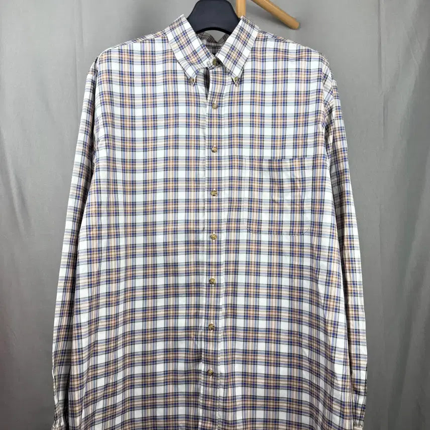 [BUNJANG] Brooks Brothers Big Size Check Shirt 1XLT / 빅사이즈 ) 브룩스브라더스 체크 셔츠