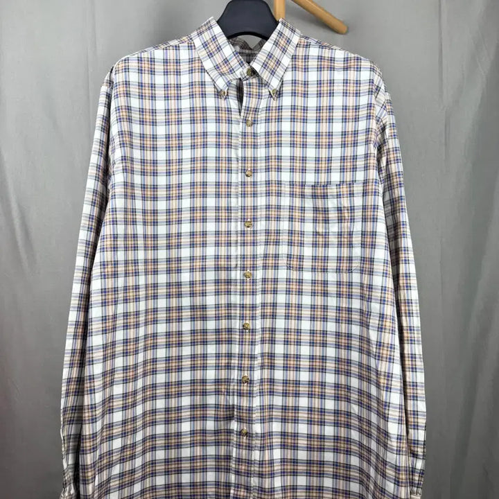 [BUNJANG] Brooks Brothers Big Size Check Shirt 1XLT / 빅사이즈 ) 브룩스브라더스 체크 셔츠
