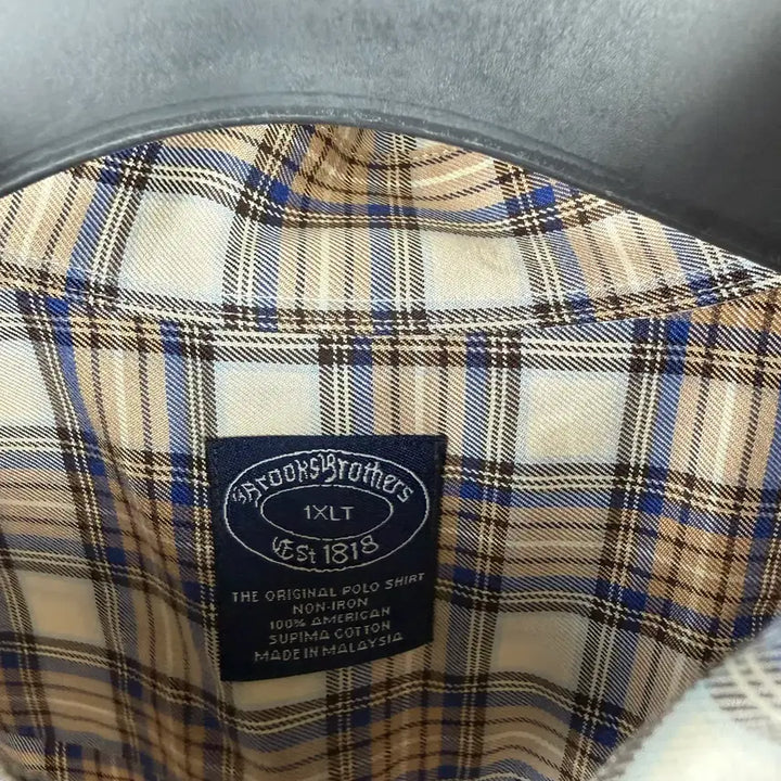 [BUNJANG] Brooks Brothers Big Size Check Shirt 1XLT / 빅사이즈 ) 브룩스브라더스 체크 셔츠