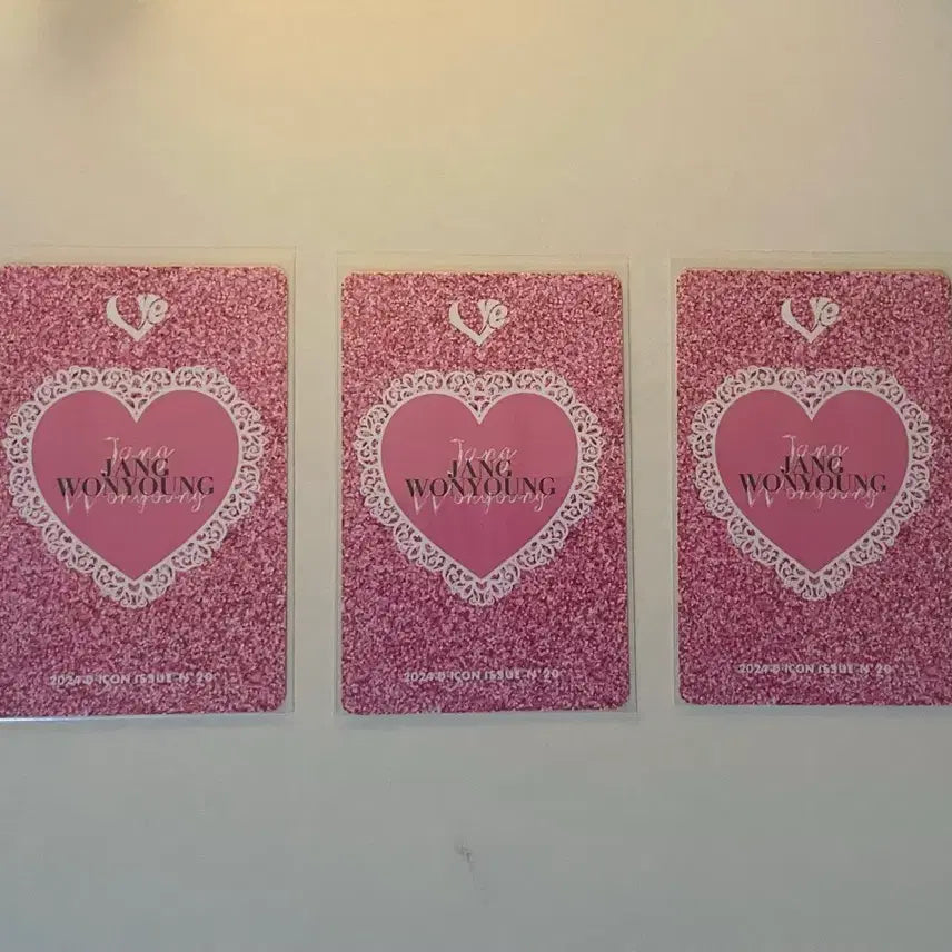 [BUNJANG] IVE Wonyoung DICON Photocard Bundle Set / 아이브 장원영 DICON 포카 3장 일괄