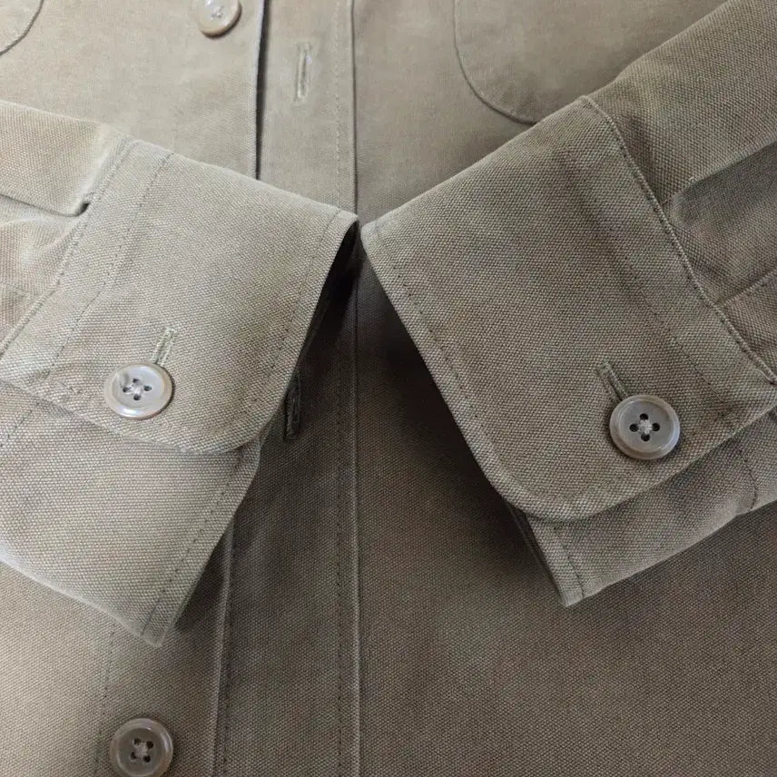 [BUNJANG] Uniqlo Shirt Jacket, Size 105, Khaki / 유니클로 셔츠 자켓 105사이즈 황토색