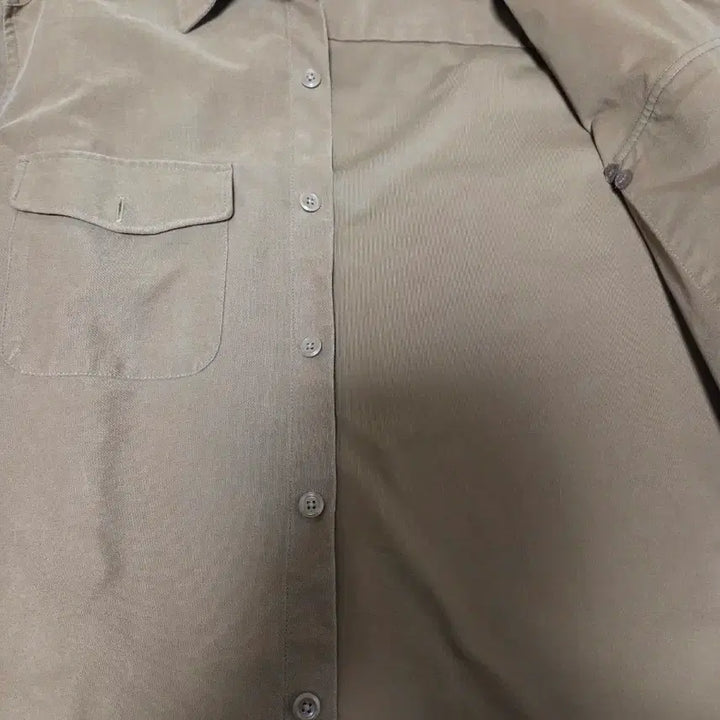 [BUNJANG] Uniqlo Shirt Jacket, Size 105, Khaki / 유니클로 셔츠 자켓 105사이즈 황토색