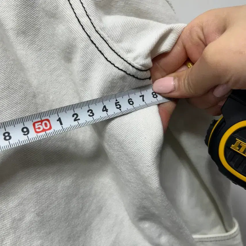[BUNJANG] NBA New Orleans Pelicans White Denim Jacket / NBA 뉴올리언스 펠리컨스 화이트 데님 자켓