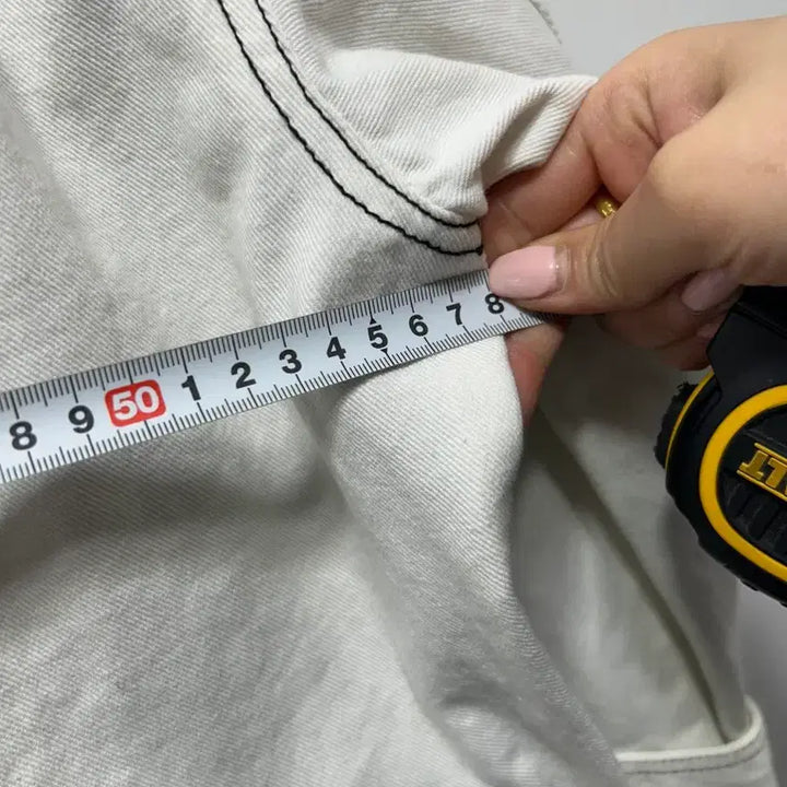 [BUNJANG] NBA New Orleans Pelicans White Denim Jacket / NBA 뉴올리언스 펠리컨스 화이트 데님 자켓