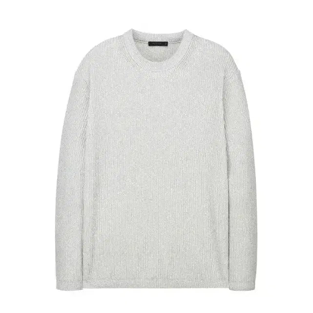 [BUNJANG] JILLSTUART NEW YORK Drop Shoulder Two-Tone Round Neck Knit Sweater / 질스튜어트뉴욕/ 드롭숄더 투톤 라운드넥 니트/ S size