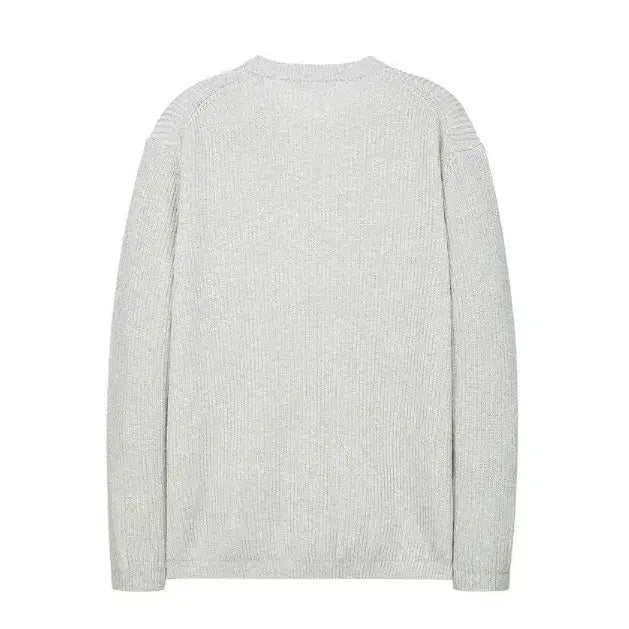 [BUNJANG] JILLSTUART NEW YORK Drop Shoulder Two-Tone Round Neck Knit Sweater / 질스튜어트뉴욕/ 드롭숄더 투톤 라운드넥 니트/ S size
