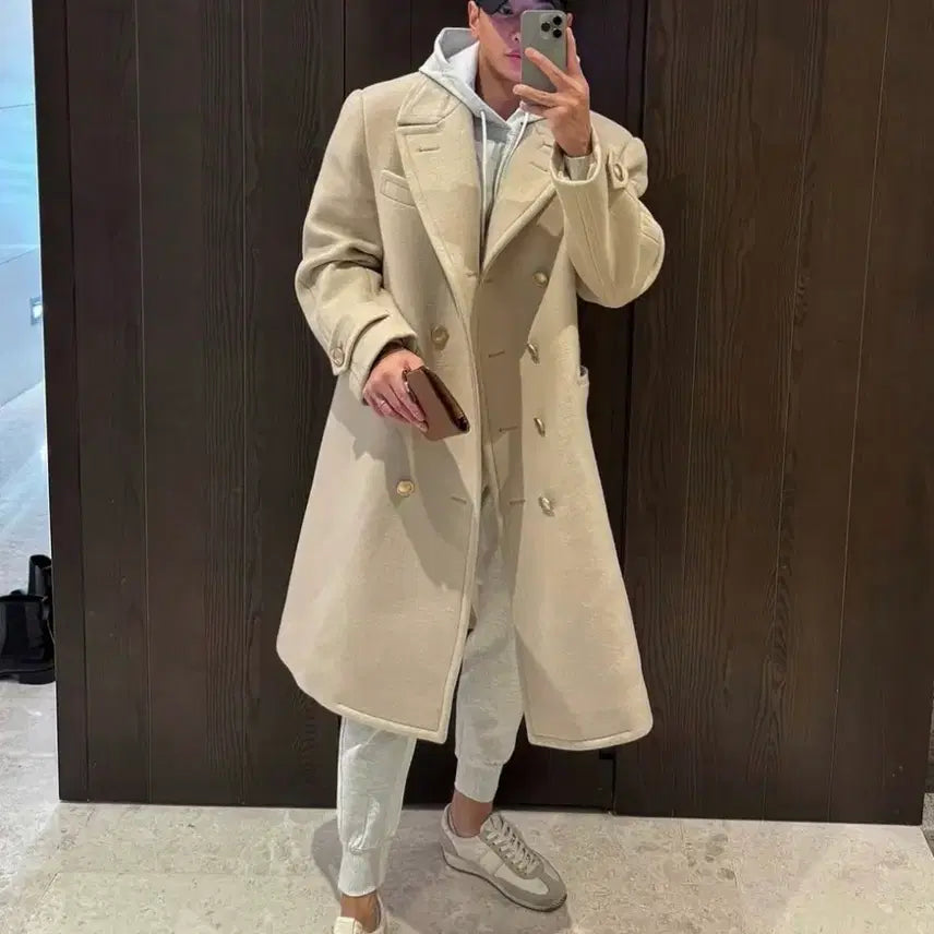[BUNJANG] Rafinato Etoile Cashmere Double Coat / 라피나토에뚜알 캐시미어 더블코트