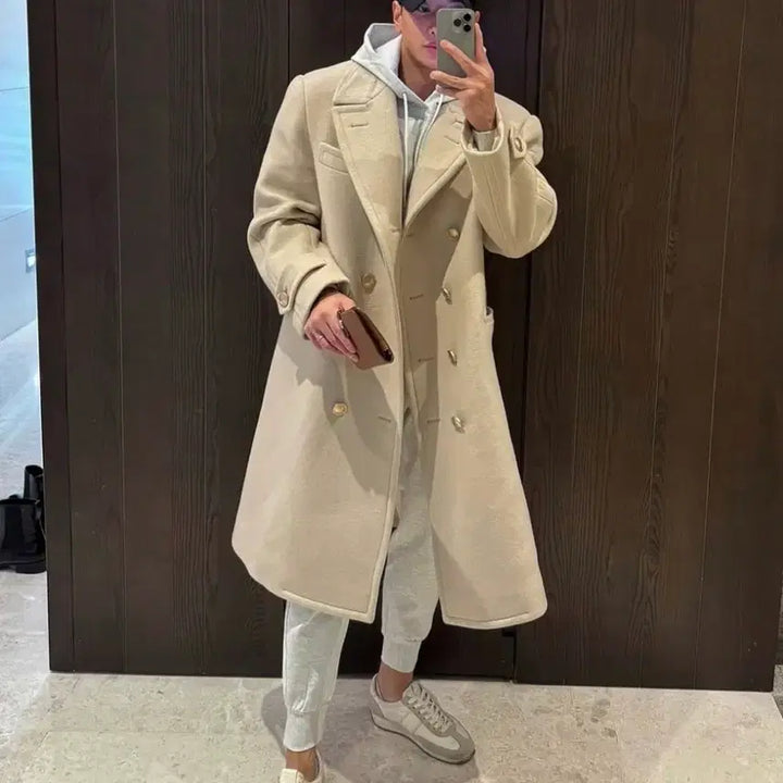 [BUNJANG] Rafinato Etoile Cashmere Double Coat / 라피나토에뚜알 캐시미어 더블코트