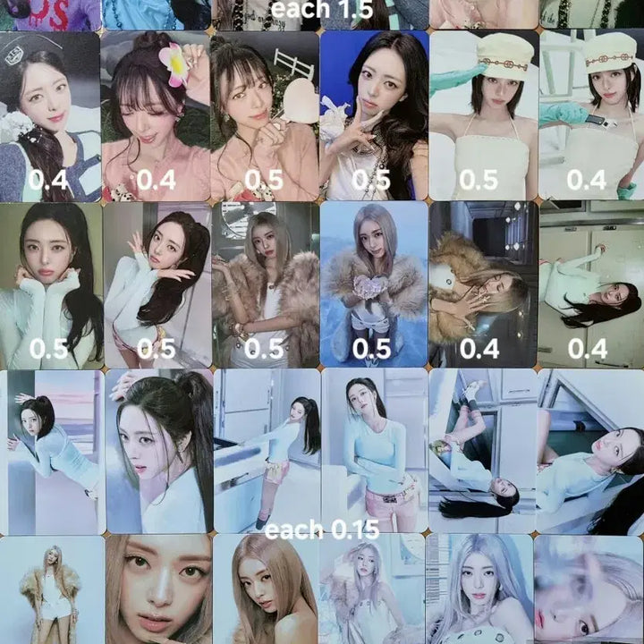 [BUNJANG] ITZY Yuna Ice Cream Album POB Photocard / ITZY 있지 유나 앨범 포카 앨포 아이스크림 애플뮤직 블드미 뮤플 특전