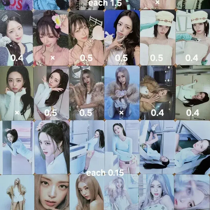[BUNJANG] ITZY Yuna Ice Cream Album POB Photocard / ITZY 있지 유나 앨범 포카 앨포 아이스크림 애플뮤직 블드미 뮤플 특전
