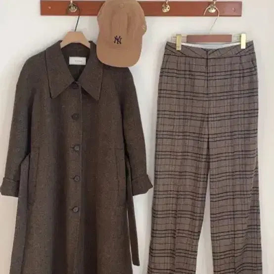 [BUNJANG] Airing Market Flare Fit Herringbone Handmade Coat / 아이링마켓 플레어핏 헤링본 핸드메이드코트