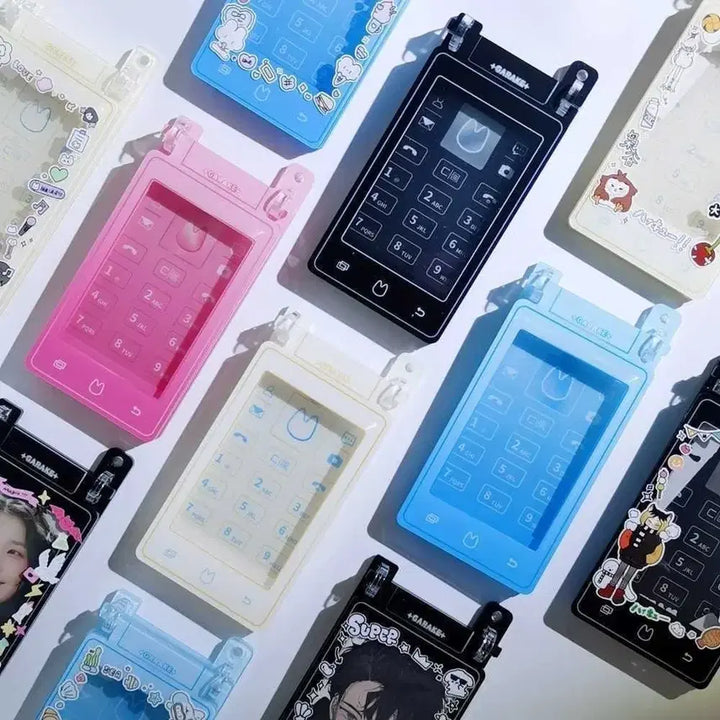 [BUNJANG] Y2K Style White/Purple Photocard Holder / 포토카드 y2k 핸드폰 포카홀더(화이트/퍼플)