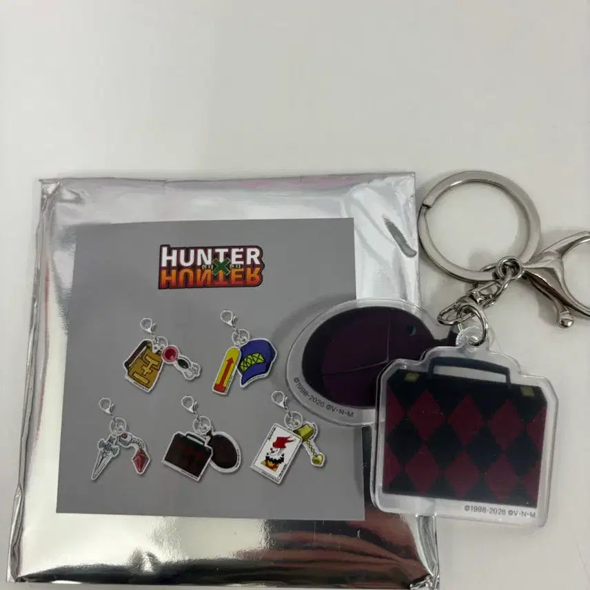 [BUNJANG] Hunter x Hunter Collaboration Cafe Leorio Keychain (Includes Special Bonus) / 특전포함) 헌터헌터 콜라보 카페 소품 키홀더 레오리오