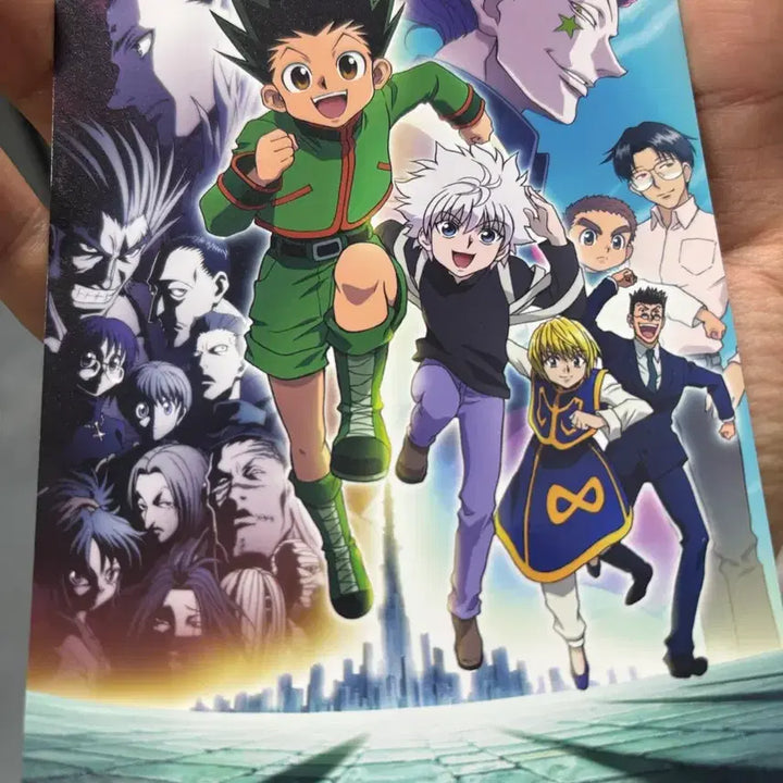[BUNJANG] Hunter x Hunter Collaboration Cafe Leorio Keychain (Includes Special Bonus) / 특전포함) 헌터헌터 콜라보 카페 소품 키홀더 레오리오