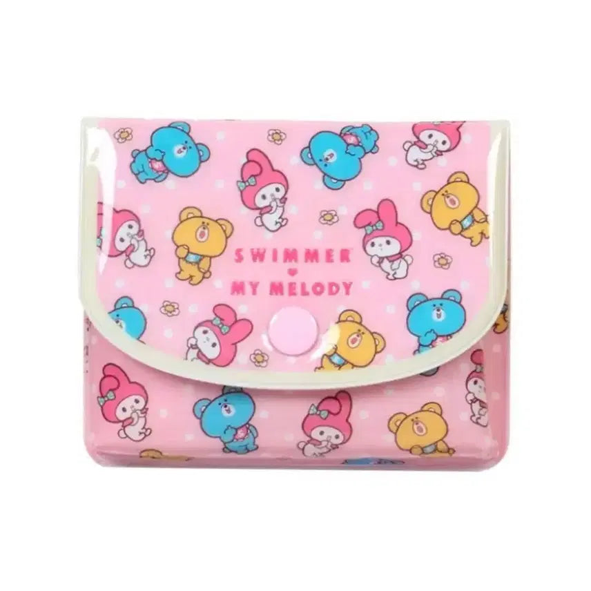 [BUNJANG] Sanrio Swimmer My Melody Pouch Wallet / 산리오 스위머 콜라보 마이멜로디 파우치 지갑