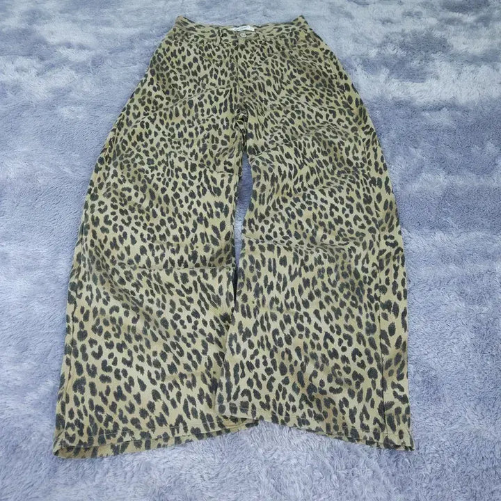 [BUNJANG] B Vintage Leopard Print Pants / S 빈티지 바지 호피 | B