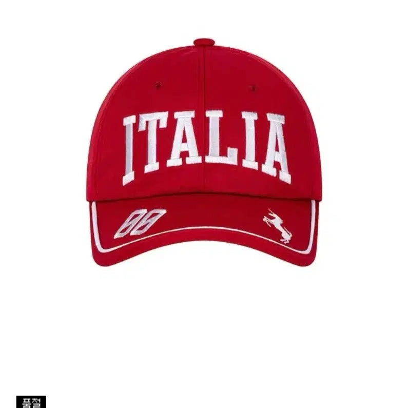 [BUNJANG] 2000 Archives Italia Cap Red / 2000 아카이브스 00 ITALIA CAP 레드