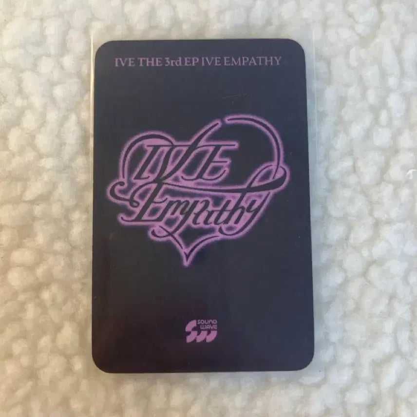[BUNJANG] IVE (Leeseo) EMPATHY Soundwave Photocard / 아이브 이서 EMPATHY 사운드 웨이브 포토카드