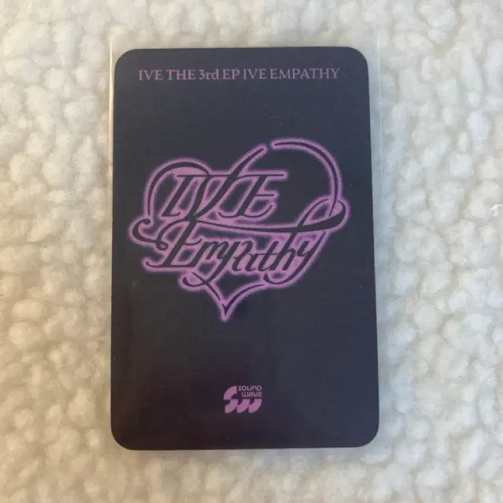 [BUNJANG] IVE (Leeseo) EMPATHY Soundwave Photocard / 아이브 이서 EMPATHY 사운드 웨이브 포토카드