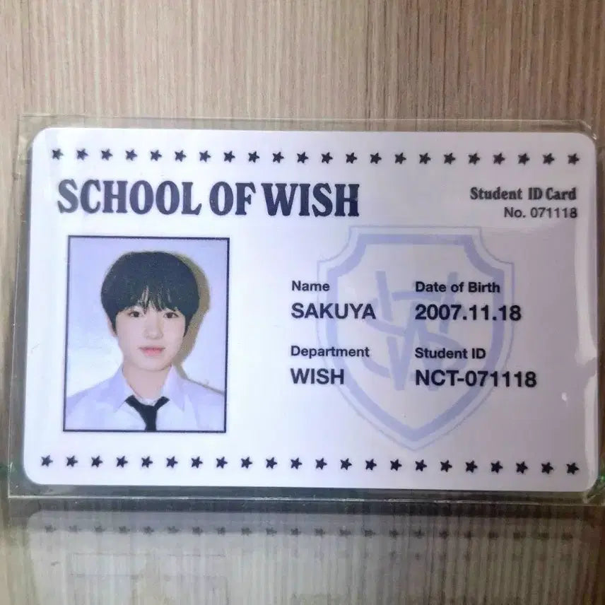 [BUNJANG] NCT WISH Sakuya School of WISH ID Card / 엔시티위시 사쿠야 스쿨오브위시 아이디카드