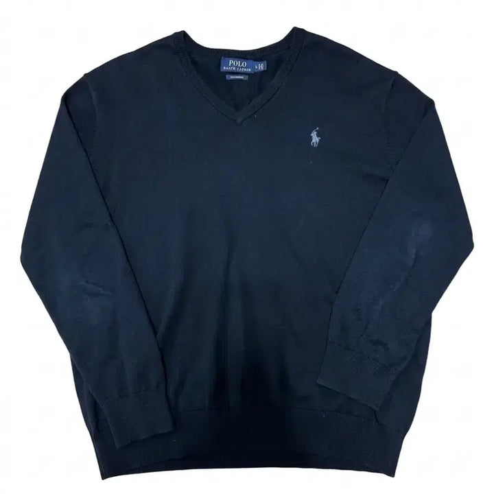 [BUNJANG] Polo Ralph Lauren V-Neck Knit Sweater / 폴로 랄프로렌 브이넥 니트 스웨터