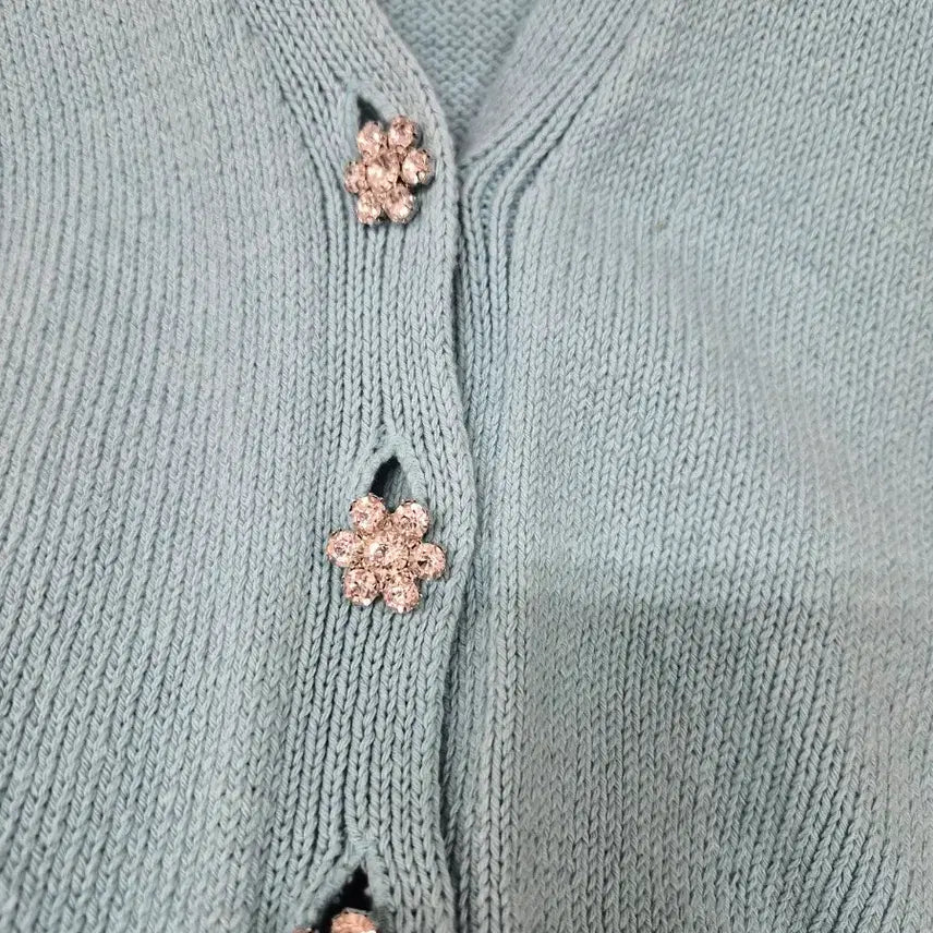 [BUNJANG] Zara Crochet Jewel Button Cardigan / 자라 크로쉐 보석단추 가디건