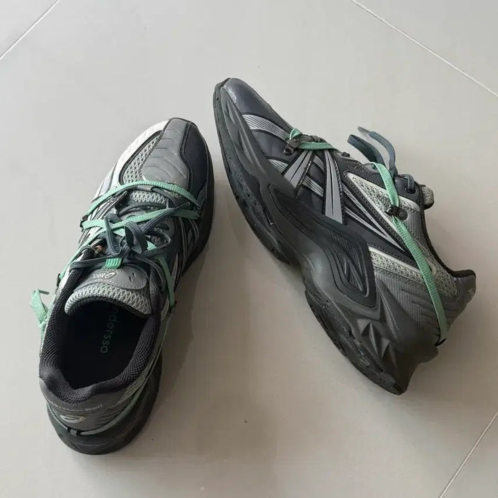 [BUNJANG] Asics Andersson Bell Protect Running Shoes Gray / 아식스 앤더슨벨 프로텍트 러닝화 그레이
