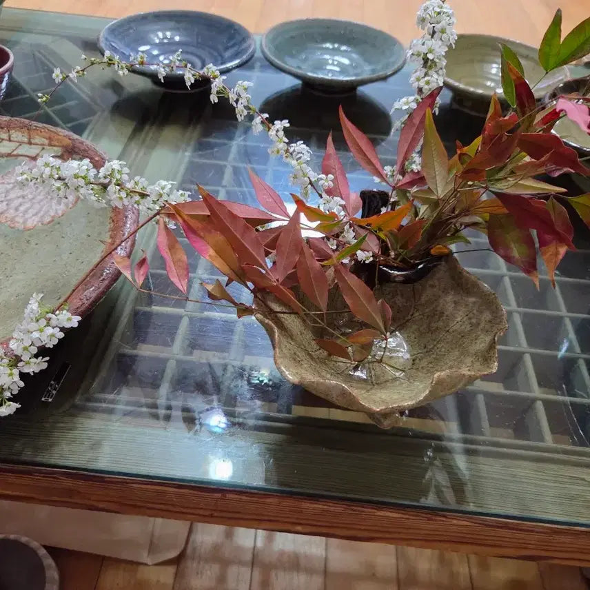 [BUNJANG] Celadon Porcelain Flower Vase / 다관꽃이도자기
