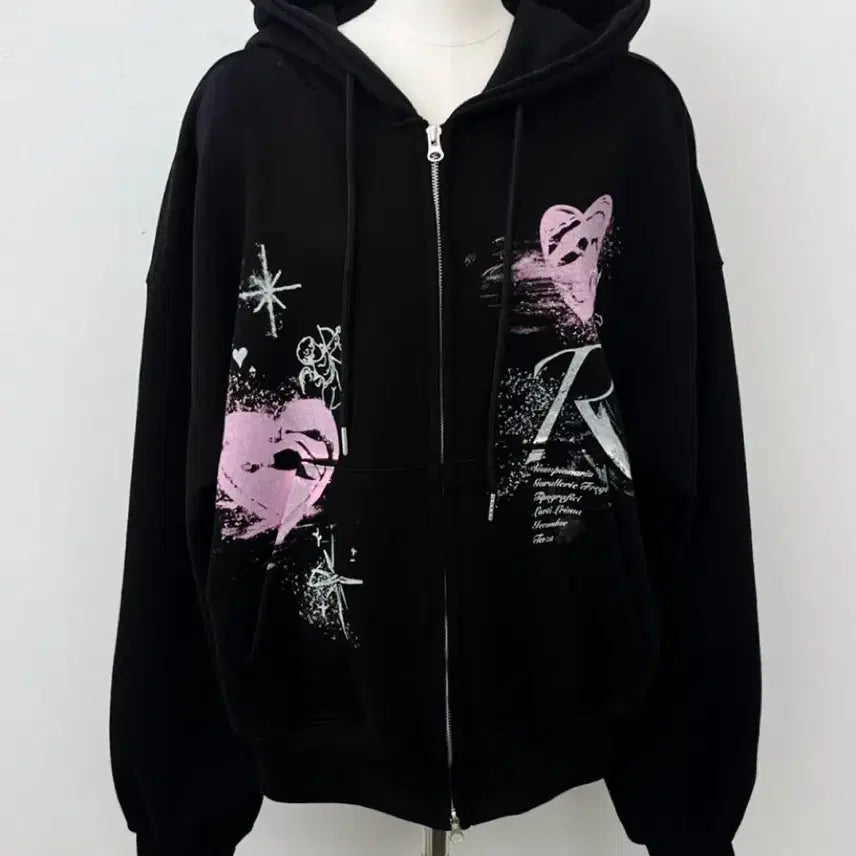 [BUNJANG] Post Motion Yeji Mong Printed Hoodie Zip-up / 포스트모니션 예지몽 나염후드집업